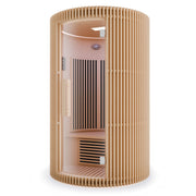 SaunaSpa SC-SS0025-0S 1-2 Person Round Infrared Sauna in Canadian Hemlock