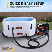 K-Plunge Kodiak 1-Person Inflatable Cold Plunge and Hot Tub