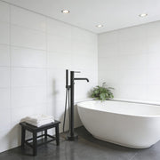 Nisshin High Flow Freestanding Tub Faucet with Hand Shower