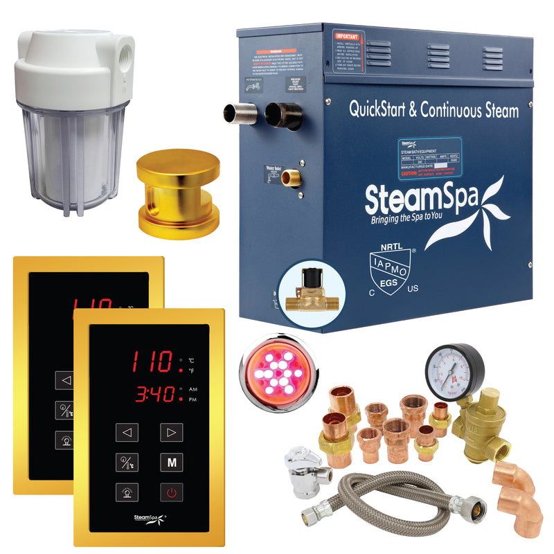 SteamSpa Executive Series Generator Round - Gold