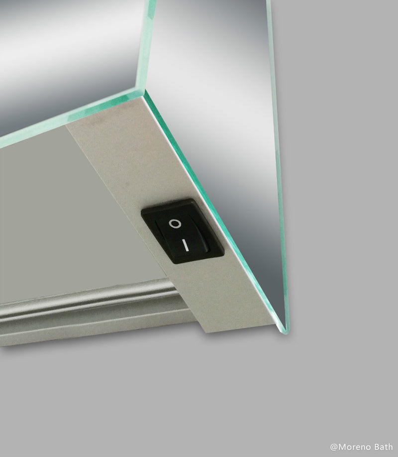 Moreno Bath MOA301 Nova 20'' LED Bathroom Mirror Medicine Cabinet