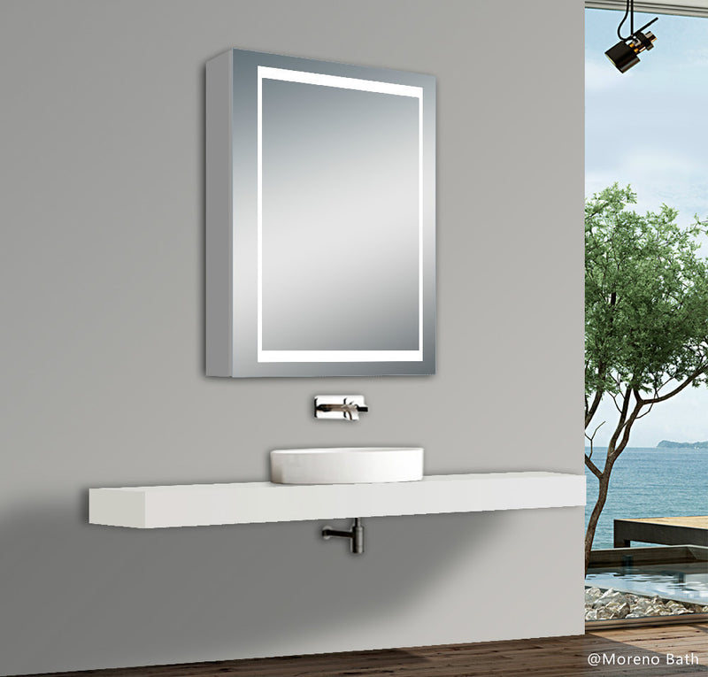 Moreno Bath MOA301 Nova 20'' LED Bathroom Mirror Medicine Cabinet