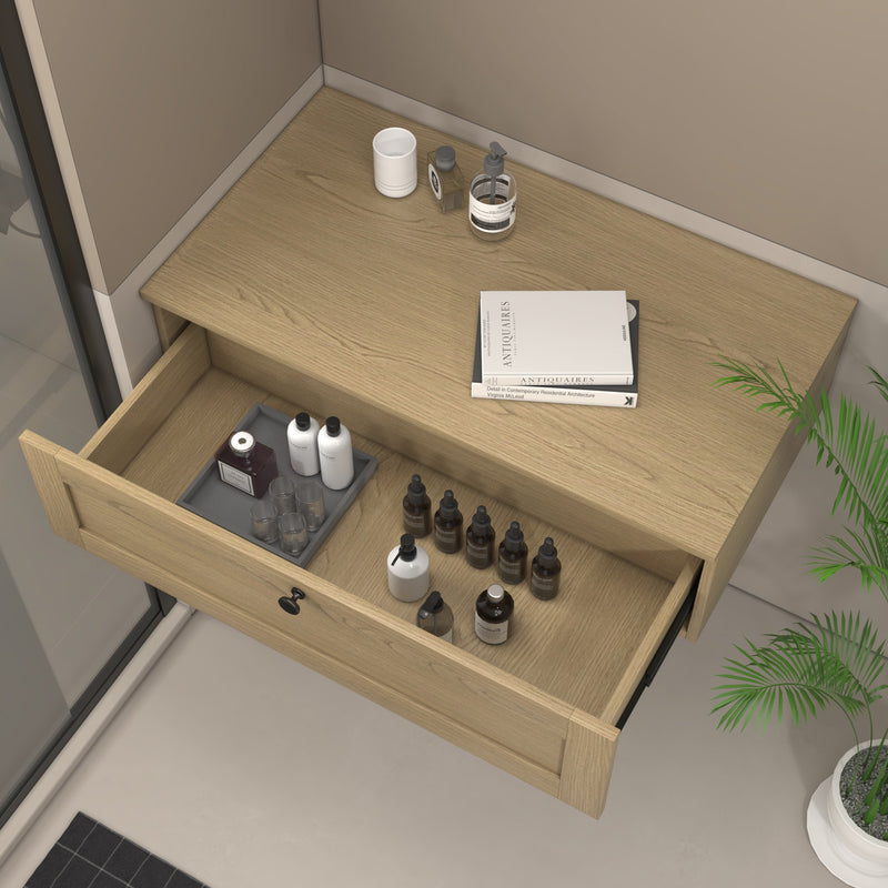 Moreno Bath NOVA-S36 Nova 36" Floating Makeup Counter Table - view 12