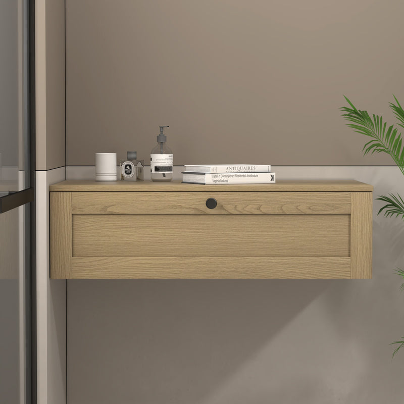 Moreno Bath NOVA-S36 Nova 36" Floating Makeup Counter Table - view 3