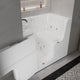 Meditub A2953WCALWH Collection 29 x 52 Whirlpool Jetted Bathtub with Left Drain in White with Powered Fast Drain