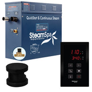 SteamSpa Sentry Series Touch Generator - Matte Black