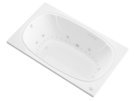 Atlantis Whirlpool 4872CDL Charleston 48 x 72 Rectangular Air & Whirlpool Jetted Bathtub with Reversible Drain