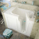 Meditub A2952RWD Walk-In 29 x 52 Right Drain White Whirlpool & Air Jetted Walk-In Bathtub