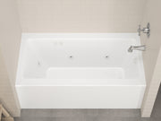 Atlantis Whirlpool 3260SHWR Soho 32 x 60 Front Skirted Whirlpool Tub with Right Drain lifestyle