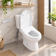 Anzzi TL-AZEB107UWH Electric Bidet Seat with Auto Lid, Heated, Warm Water, Air Dryer, Self Cleaning, Lady Wash, Deodoriz