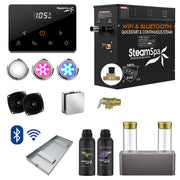 SteamSpa Black Series Generator Square Wireless Aroma Pump - Chrome