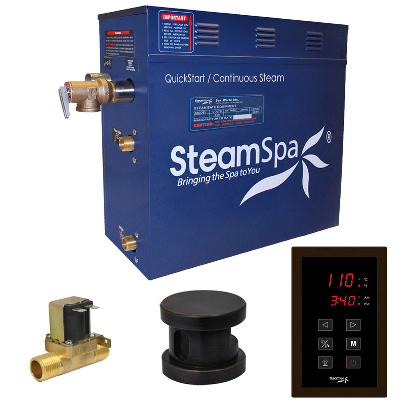 SteamSpa Sentry Series Touch Generator - Oil Rubbed Bronze