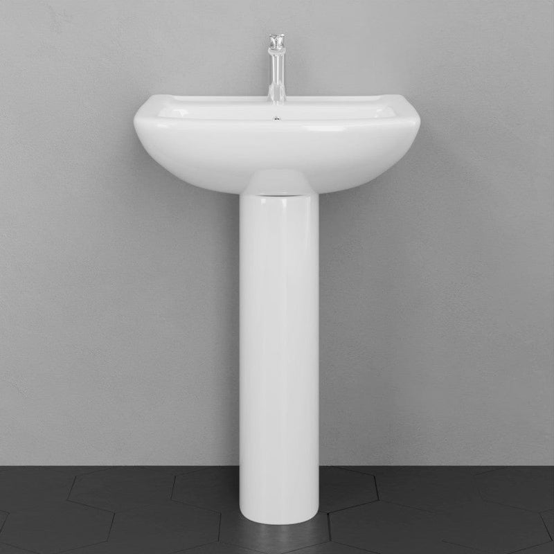 Paladoso Vitreous China Pedestal Sink