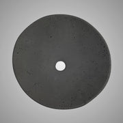 Pancosa Round Cast Concrete Vessel Sink - Black
