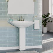 Pengeseo Vitreous China Pedestal Sink