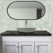 Pepster Round Cast Concrete Vessel Sink - Black