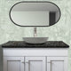 Pepster Round Cast Concrete Vessel Sink - Black