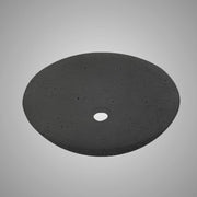 Pepster Round Cast Concrete Vessel Sink - Black