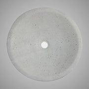 Pepster Round Cast Concrete Vessel Sink - Light Grey