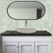 Pepster Round Cast Concrete Vessel Sink - White