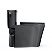 TOTO MS686124CUF#51 Aurora 1G One-Piece Elongated 1.0 GPF WASHLET+ and Auto Flush Ready Universal Height Toilet with SS124 SoftClose Seat, Ebony - view 6