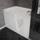 Meditub 3660RWH Collection 36 x 60 Whirlpool Jetted Bathtub with Right Drain in White with Powered Fast Drain