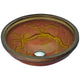 Anzzi LS-AZ218 Alto Series 17 in. Bathroom Vessel Sink with Scratch-Tough and Stain-Resistant Non-Porous Surface in Brown Glass
