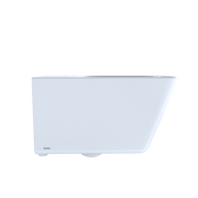 TOTO CT449CFG#01 SP Wall-Hung Contemporary Square-Shape Dual Flush 1.28 and 0.9 GPF Toilet with CEFIONTECT - view 3