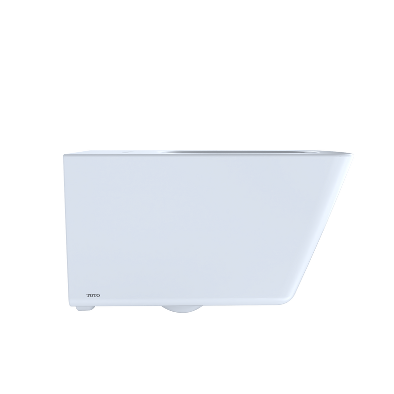 TOTO CT449CFG#01 SP Wall-Hung Contemporary Square-Shape Dual Flush 1.28 and 0.9 GPF Toilet with CEFIONTECT - view 3