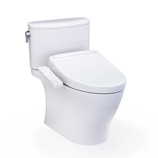 TOTO MW4423346CUFG#01 WASHLET+ Nexus 1G Two-Piece Elongated 1.0 GPF Toilet with S2 Bidet Seat, Cotton White