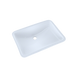 TOTO LT540G#01 21-1/4" x 14-3/8" Large Rectangular Undermount Bathroom Sink with CEFIONTECT, Cotton White
