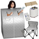 SteamSpa Steam Portable Home Sauna - Silver