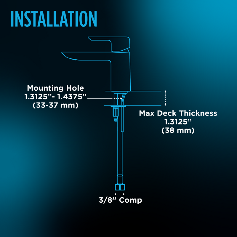 TOTO TL363SDA05R#CP Oberon S Single Handle 0.5 GPM High-Efficiency Bathroom Sink Faucet, Polished Chrome - view 3