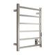 Anzzi Charles Series Wall Mounted Electric Towel Warmer Rack in Brushed Nickel