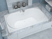 Atlantis Whirlpool 3672WAR Whisper 36 x 72 Rectangular Air Jetted Bathtub with Reversible Drain lifestyle