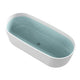 Anzzi Sabbia Series 71 in. x 32 in. Flat Bottom Solid Surface Freestanding Soaking Bathtub with Center Drain in Matte White