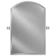 Afina RM-530 Radiance 20" W x 30" H Arch Top Frameless Bevel Mirror with Decorative Tilt Brackets