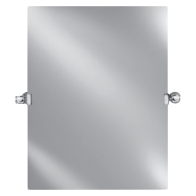 Afina RM-616-P Radiance 16" W x 26" H Rectangular Frameless Polished Edge Mirror with Decorative Tilt Brackets