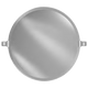Afina RM-424 Radiance 24" Diameter Round Frameless Bevel Mirror with Decorative Tilt Brackets