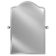 Afina RM-730 Radiance 20" W x 30" H Scallop Top Frameless Bevel Mirror with Decorative Tilt Brackets