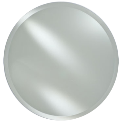 Afina RM-418 Radiance 18" Diameter Frameless Round Bevel Wall Mirror