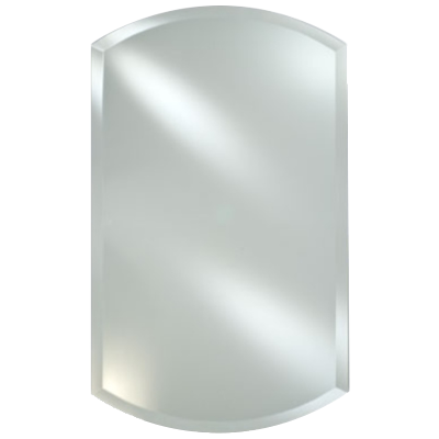 Afina RM-932 Radiance 20" W x 32" H Frameless Double Arch Bevel Wall Mirror