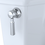 TOTO MS814224CEFRG#01 Promenade II One-Piece Elongated 1.28 GPF Universal Height Toilet with CEFIONTECT and Right-Hand Trip Lever, Cotton White - view 6
