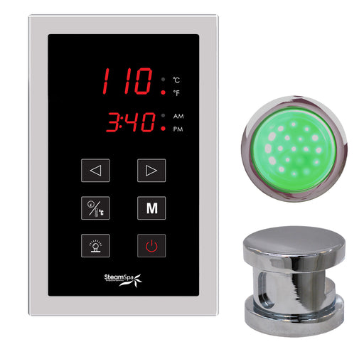 Indulgence Touch Panel Control Kit in Chrome