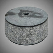 Retaka Marble Vessel Sink with Hammered Exterior - Polished Black Interior