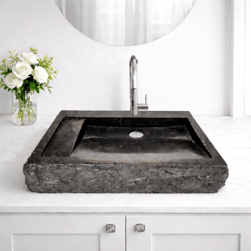 Retter Marble Vessel Sink - Black
