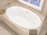 Atlantis Whirlpool 4270PDLX Petite 42 x 70  Oval Air and Whirlpool Jetted Bathtub with Left Drain in White lifestyle