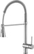 Anzzi Carriage Single Handle Standard Kitchen Faucet, Brushed Nickel