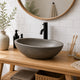 Rocco Cast Concrete Oval Vessel Sink - Natural Concrete