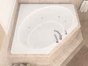 Atlantis Whirlpool 6060EWL Eclipse 60 x 60 Corner Whirlpool Jetted Bathtub lifestyle